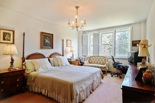 Bedroom, Chandelier, Interior