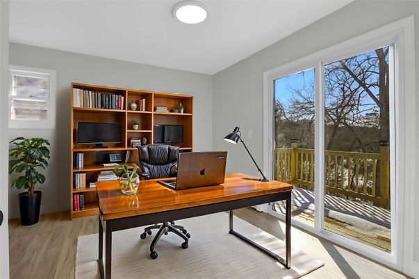 Home Office, Interior, Wood Texture Flooring