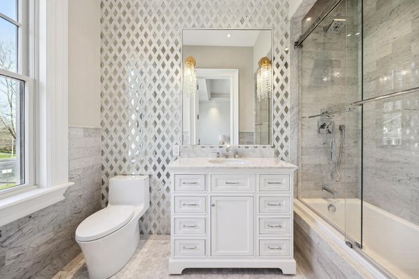 Bathroom, Glass Shower, Interior