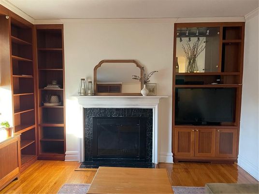 Fireplace, Interior, Wood Texture Flooring