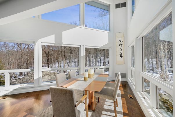 Dining room, Interior, Wood Texture Flooring