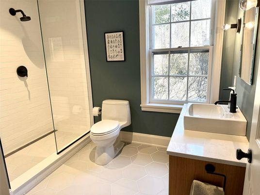 Bathroom, Glass Shower, Interior
