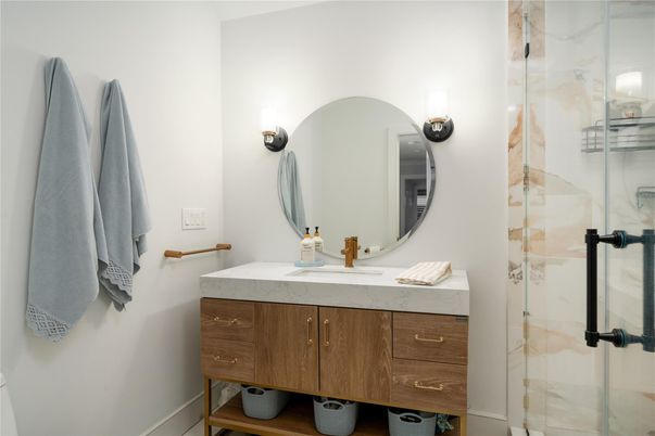 Bathroom, Glass Shower, Interior