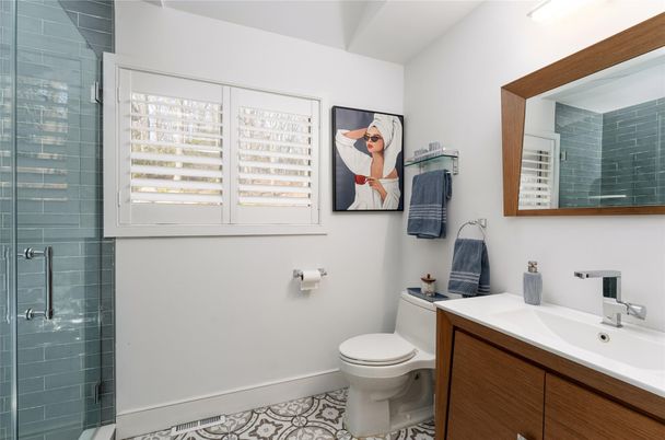 Bathroom, Glass Shower, Interior
