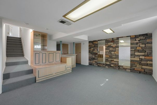 Interior, Recessed Lighting, Stone Walls