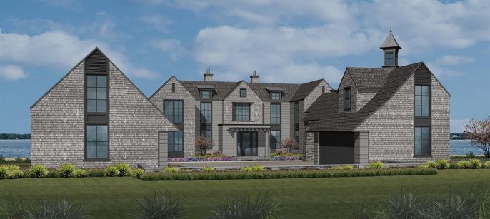 Exterior, Facade, Brick Facade, Water, French Provincial