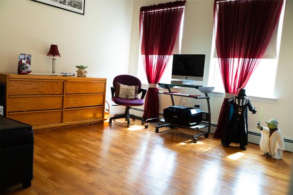 Home Office, Interior, Wood Texture Flooring