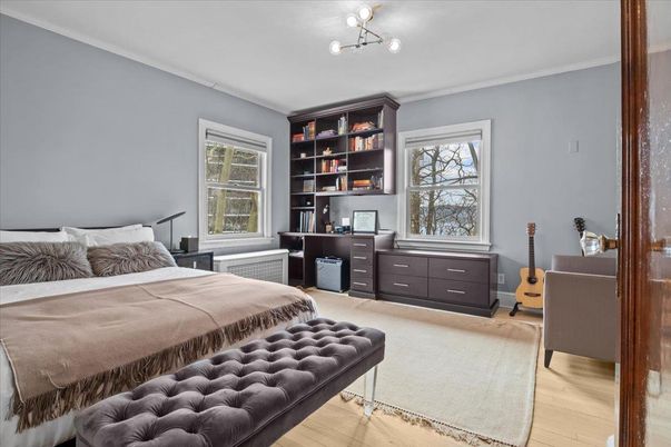 Bedroom, Home Office, Interior, Wood Texture Flooring