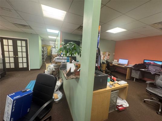 Home Office, Interior, Recessed Lighting