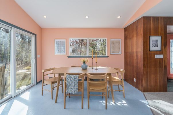 Dining room, Interior, Recessed Lighting