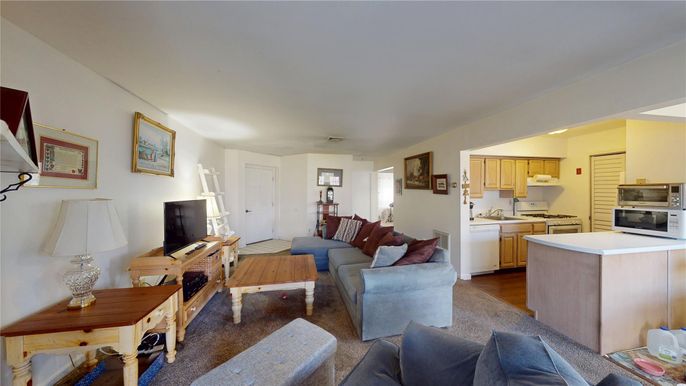 Interior, Kitchen, Living room, Wood Texture Flooring