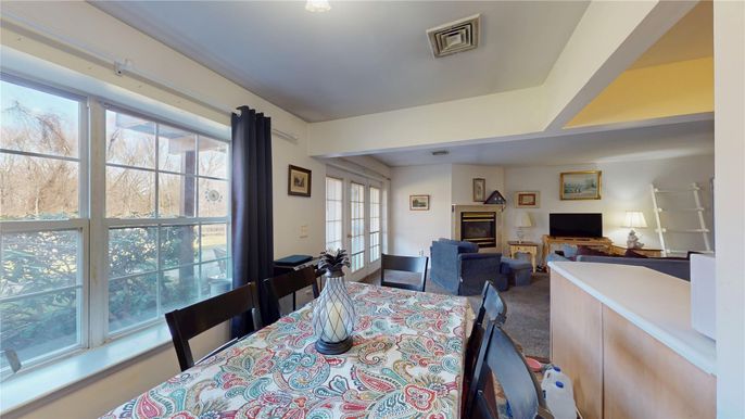 Dining room, Fireplace, Interior, Living room