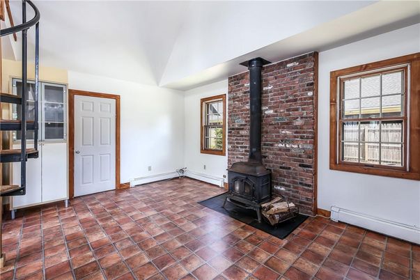 Empty room, Fireplace, Interior, Stone Walls