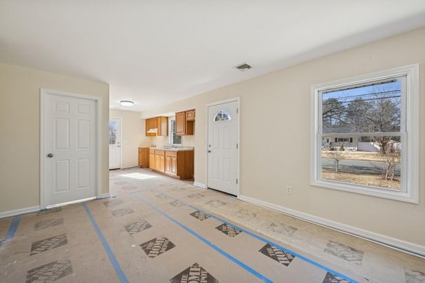 Empty room, Interior, Kitchen
