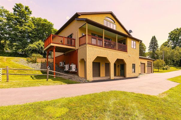 Attached, Backyard, Exterior, Facade, Modern