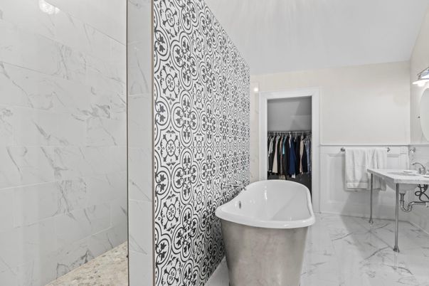 Bathroom, Interior, Marble, Marble Walls