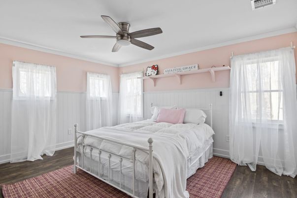 Bedroom, Interior, Wood Texture Flooring