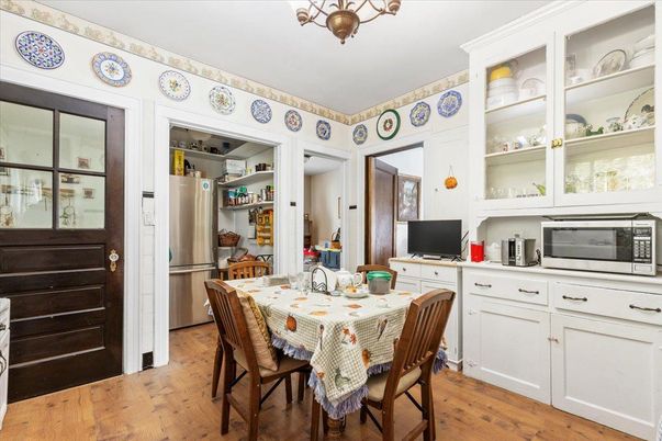 Dining room, Interior, Wood Texture Flooring