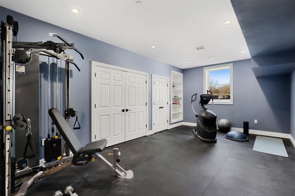 Fitness Equipment, Interior, Recessed Lighting