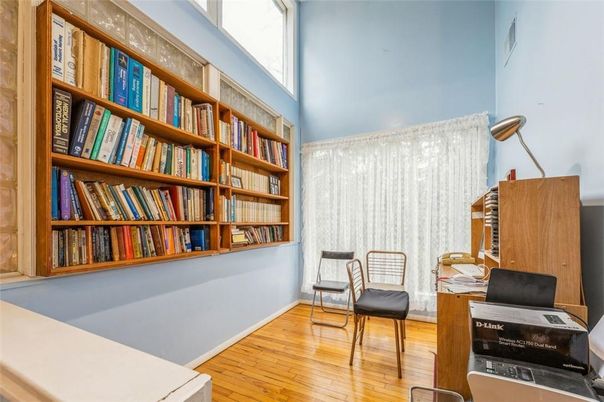 Home Office, Interior, Wood Texture Flooring