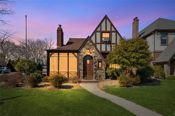 Backyard, Exterior, Facade, Tudor Revival