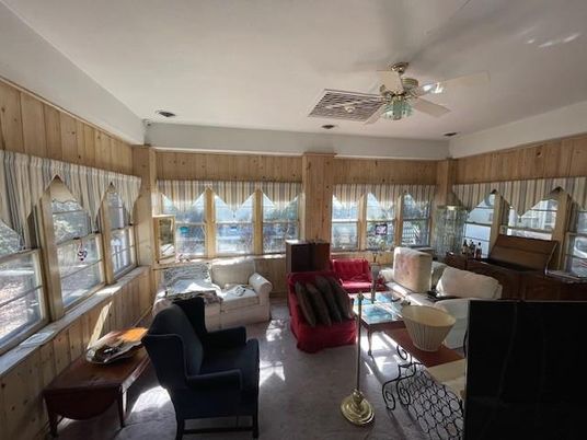 Interior, Living room, Wooden Walls