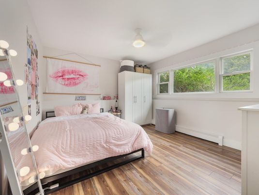 Bedroom, Interior, Wood Texture Flooring