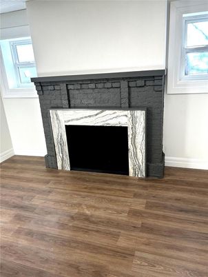 Fireplace, Interior, Wood Texture Flooring