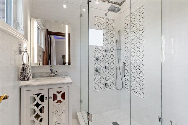 Bathroom, Glass Shower, Interior
