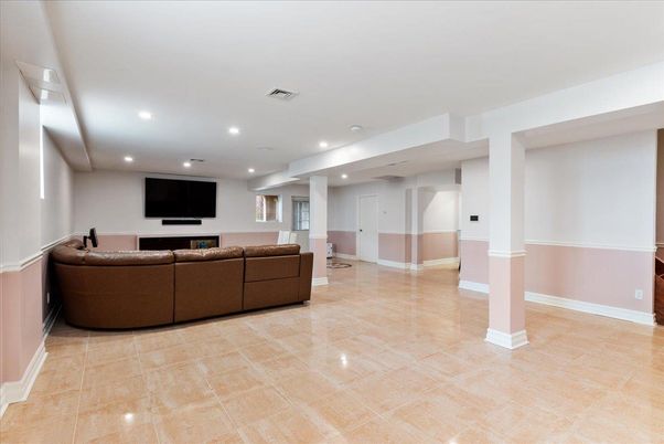 Interior, Living room, Recessed Lighting