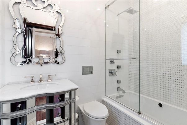 Bathroom, Glass Shower, Interior