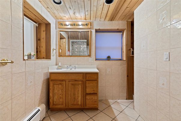 Bathroom, Interior, Wooden Ceilings