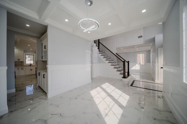 Interior, Marble, Pendant Lights, Recessed Lighting
