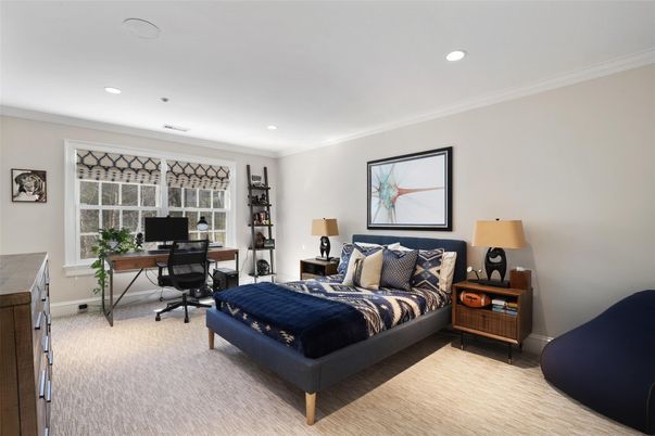 Bedroom, Home Office, Interior, Recessed Lighting
