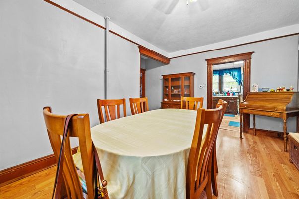Dining room, Interior, Wood Texture Flooring