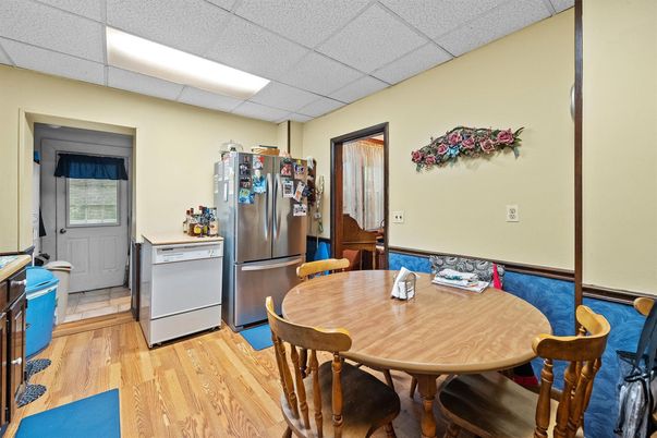 Dining room, Interior, Kitchen, Wood Texture Flooring