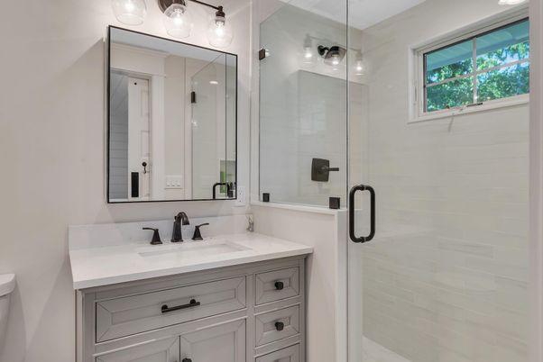 Bathroom, Glass Shower, Interior