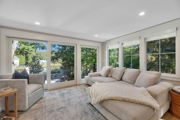 Interior, Living room, Recessed Lighting, Sun Room