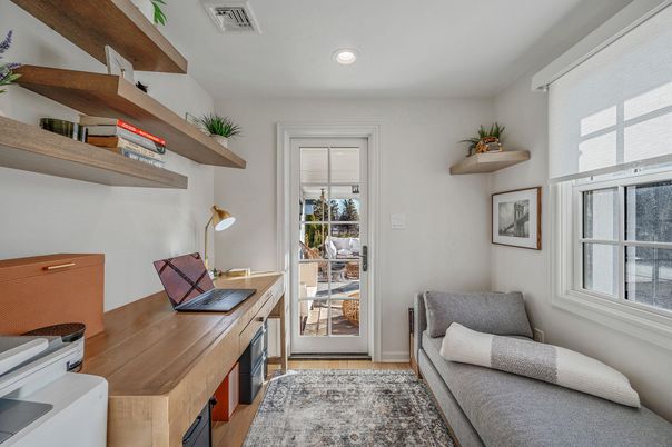 Home Office, Interior, Recessed Lighting