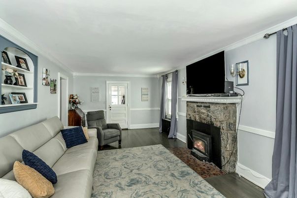 Fireplace, Interior, Living room, Wood Texture Flooring