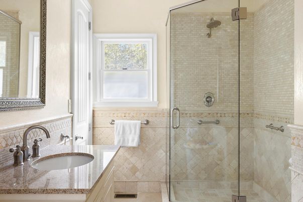 Bathroom, Glass Shower, Interior