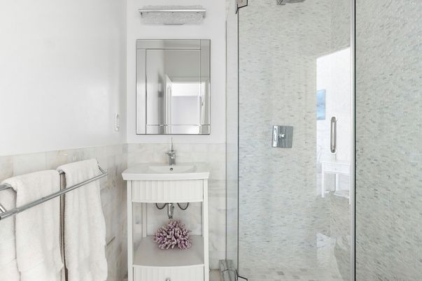 Bathroom, Glass Shower, Interior