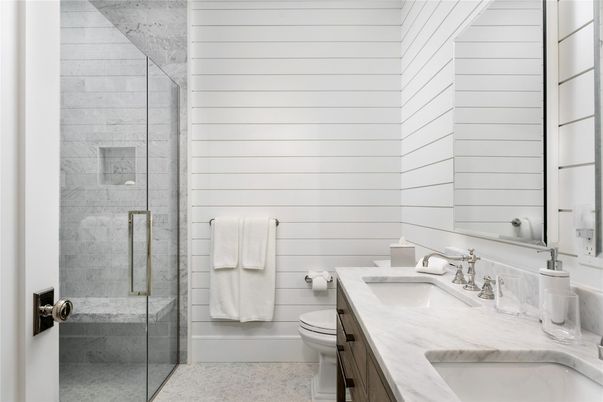 Bathroom, Glass Shower, Interior