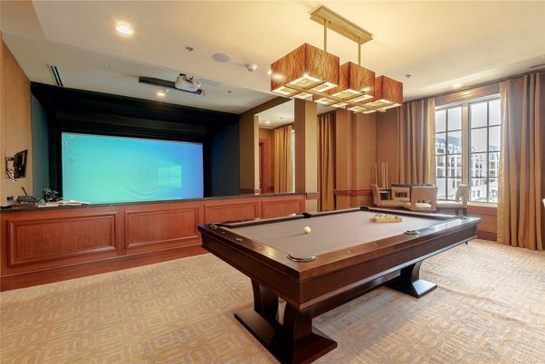 Billiard Table, Game Room, Interior, Projection Screen, Recessed Lighting, Theatre Room