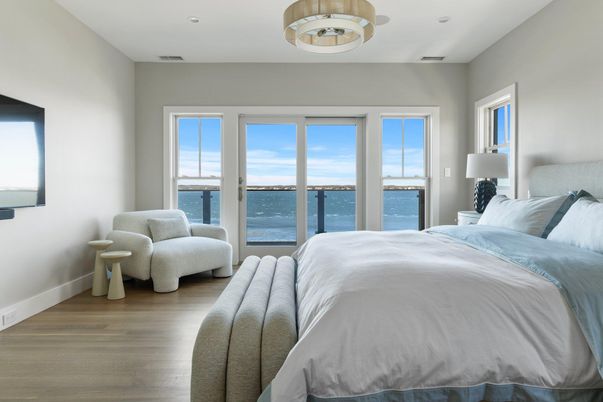Bedroom, Interior, Water, Wood Texture Flooring