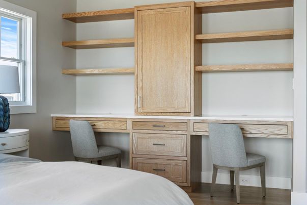 Bedroom, Home Office, Interior, Wood Texture Flooring