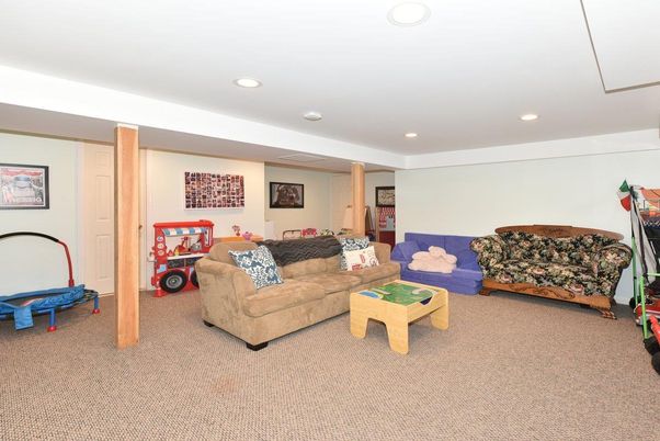 Interior, Living room, Recessed Lighting