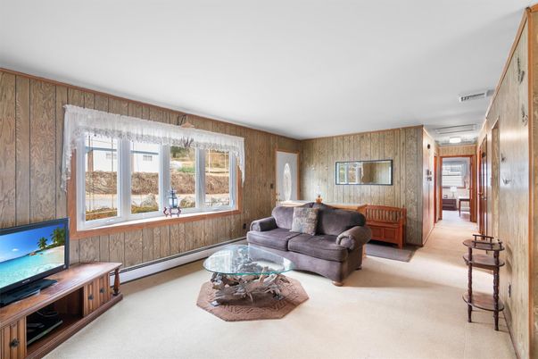 Interior, Living room, Wooden Walls