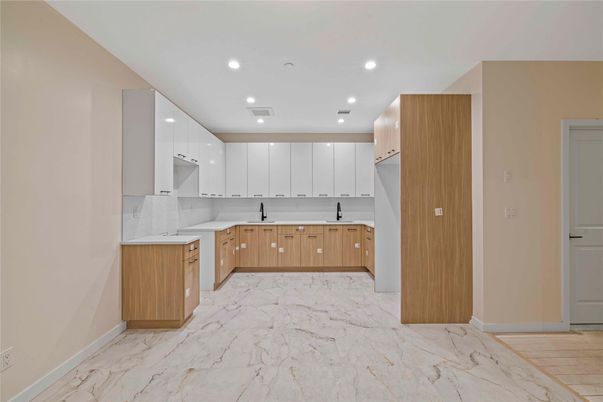 Interior, Kitchen, Marble, Recessed Lighting