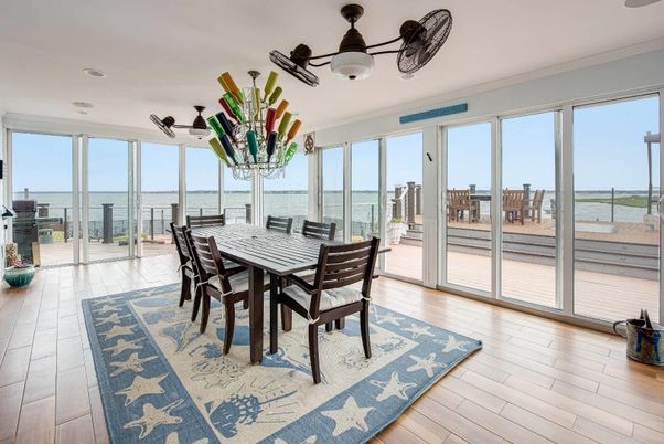 Dining room, Interior, Water, Wood Texture Flooring